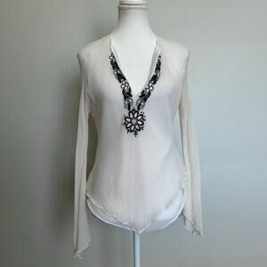 Silk long sleeve top!